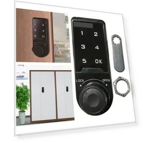 Electronic Password Door Lock with Touch Screen — Locks, Home Renovation
