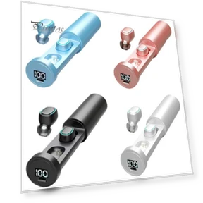 Mini Wireless Bluetooth 5.0 Smart Touch Stereo Earbuds — In-Ear Headphones, Puntos Electronics