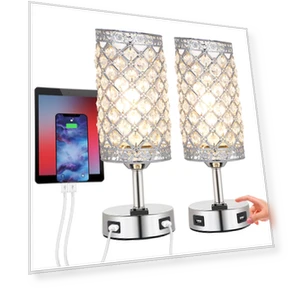 Crystal Touch Control Desk Lamp — Study & Desk Lighting, TOMTOP JMS