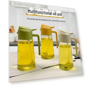Large Capacity Oil Pot with Automatic Opening and Closing — Bottles, AI Supermarket
