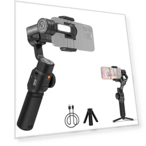 SMOOTH 5S AI Handheld 3-Axis Stabilizer for Phone — Steady Shots, Zhiyun