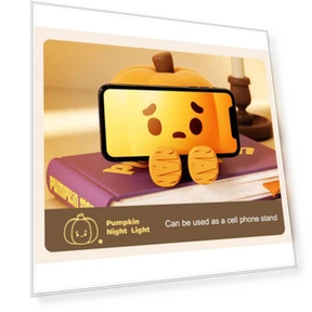 Cute Pumpkin Night Light — Night Lights, Lullabey