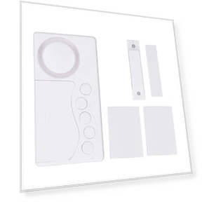4-in-1 Function Magnetic Door Sensor Alarm — Smart Home Security, BusinessTool
