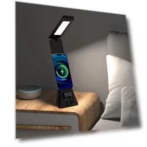 Rechargeable Eye-Caring Desk Lamp with LCD Display — Reading Lights, Wrigleys
