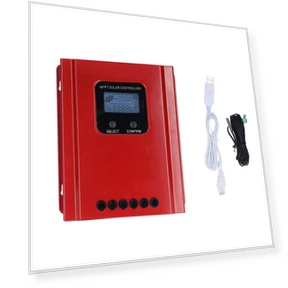 Solar Charge Controller with LCD Display — Power Management, PJWWADQ