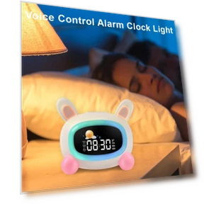 Digital Smart Alarm Clock with Voice Control — Clocks, Exquisite goods home furnishing