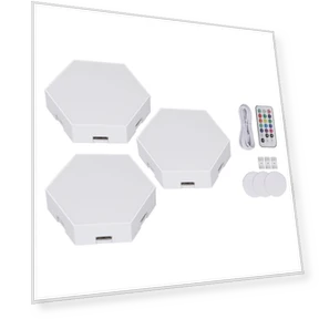 Hexagonal Wall Light Sets — Wall Lighting, Pc1ZY