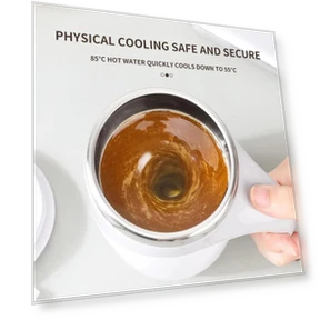 Portable Smart Automatic Magnetic Stirring Mug — Beverage Warmers, Auto Home Solutions