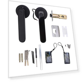 Smart Lock with Handle — Deadbolts, ZY-Beauty-N