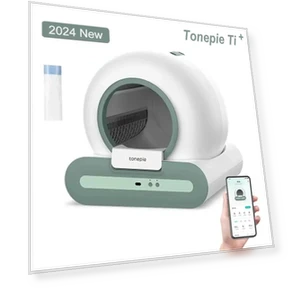 Automatic Self-Cleaning Cat Litter Box — Litter Boxes, Tonepie