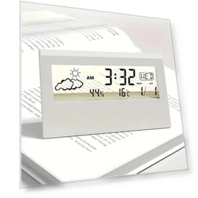Silent Smart LED Desk Clock — Desk & Shelf, Homeware Essentials