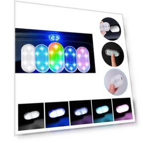 Wireless LED Touch Car Lights with USB Charging — Light Kit, Chic Home