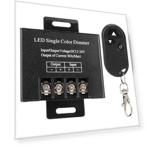 30A 720W 3-Button RF Dimmer with Wireless Remote Control — Light Dimmers, GoolRC