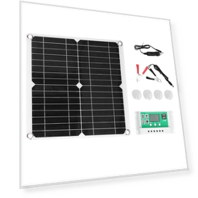 40W 18V Monocrystalline Silicon Flexible Solar Panel with 20A Solar Charge Controller — Solar & Wind Power, Aneng Diagnostic Tools