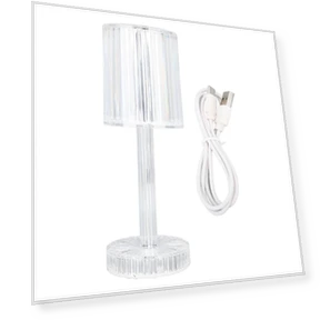 LED Desk Lamp with Crystals — Desk & Table Lighting, GoolRC