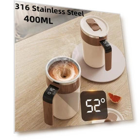 Smart Mixing Cup with LED Temperature Display — Beverage Warmers, DC-HOME Textile