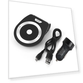 Wireless Bluetooth Hands-Free Car Kit with Sun Visor Clip — Phone Accessories, VehicleKit