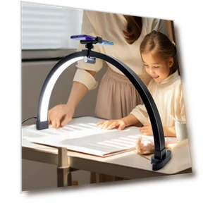 Crescent-shaped Lamp with Touch Control — Curing Lamps, World Auto Parts