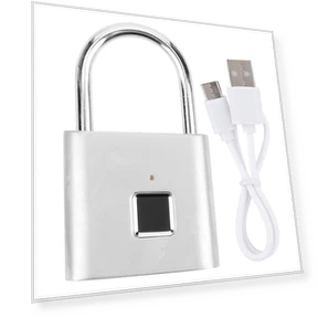 Smart Lock with Fingerprint Scanner — Luggage Locks, TOMTOP JMS