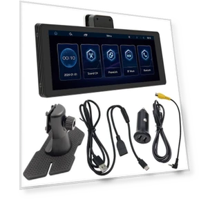 Wireless CarPlay Android Auto Player with HD Display — Stereo Receivers, Auto Launcher