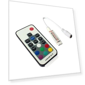 Adjustable 17-Key RGB Mini RF Wireless Controller — Remote Controls, XHJ12