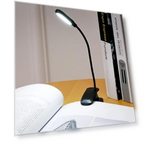 LED Reading Light with USB Charging and Clip Mount — Reading Lights, AI Supermarket