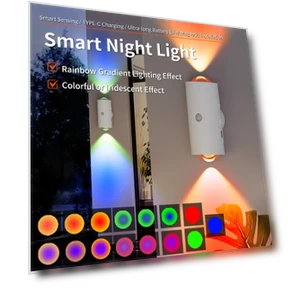 Rechargeable Atmospheric Wall Light — Night Lights, Chic Home