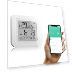 Smart Thermometer Hygrometer — Home Climate Control, Chic Home