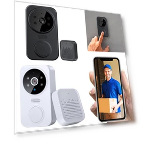 Smart Video Doorbell Camera — Smart Home Security, Chic Home