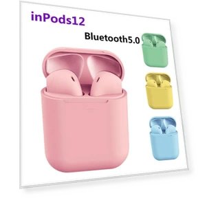 Bluetooth 5.0 Mini Earbuds with Touch Control — In-Ear Headphones, ping Day