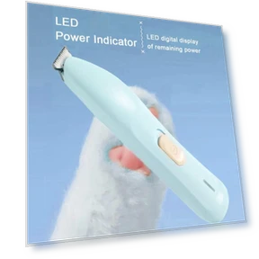 Electric Pet Grooming Clippers with LED Light — Scissors, Smart Pet Supplies