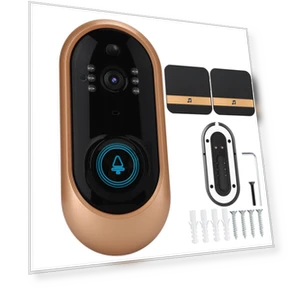 1080P HD Smart Wireless WIFI Video Doorbell — Smart Home Security, KONNWEI