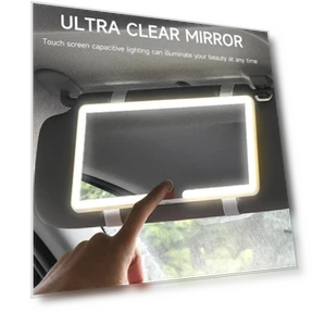 Car Sun Visor with LED Touch Screen and Makeup Mirror — Visor, EnjoyGoods