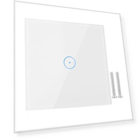 Glass Touch Panel Wi-Fi Smart Light Switch — Dimmer Switches, KONNWEI