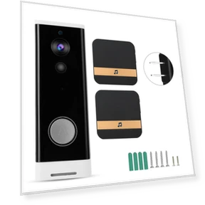 HD Wireless WIFI Smart Video Doorbell — Smart Home Security, KONNWEI