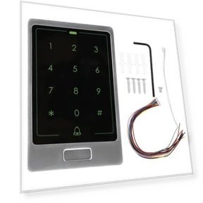 Metal 125 kHz WG26/34 Touch Keypad — Access Control Keypads, KONNWEI