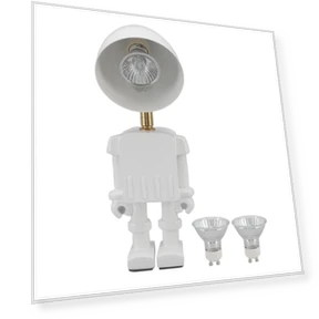 Robot Lamp Body Dimming Electric Candle Wax Melting Lamp — Flameless, KONNWEI