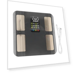 Smart Weight Scale with Color Display — Weight Management Tools, KONNWEI