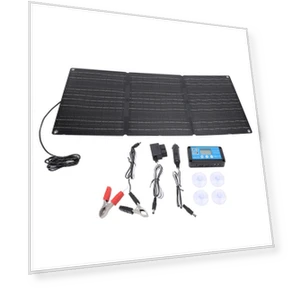 100W Portable Foldable Solar Panel Kit — Solar & Wind Power, Vestidos