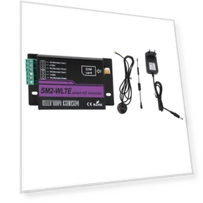 2-Channel 4G SMS Alarm Controller with Web App — Smart Home Security, Vestidos