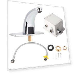 Automatic Touch Faucet with Single Water Inlet and Control Unit — Smart-Touch Kitchen Faucets, Vestidos