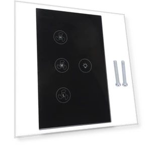 Smart WiFi Air Fan Lamp Switch — Ceiling Fan Wall Controls, Neoglint