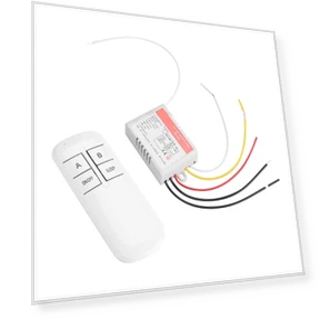 220V Lamp Controller Receiver Transmitter Wireless Remote Control Switch System 2 Channel — Remote Triggers, DIYelecs
