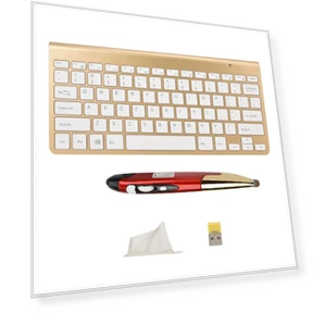 Slim Mini 2.4G Wireless Keyboard Pen Mouse Set — Keyboard and Mouse Sets, OutsideWorld