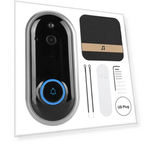 Smart WiFi Video Doorbell — Smart Home Security, DIYelecs