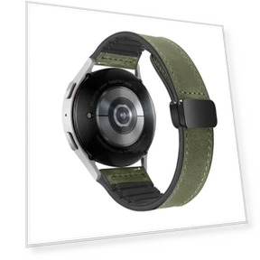 Magnetic Folding Silicone Leather Strap — Bands, Got Now