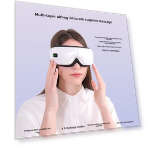 Smart Bluetooth Eye Massager with Air Pressure and Heat — Rollers & Pens, Polaris star
