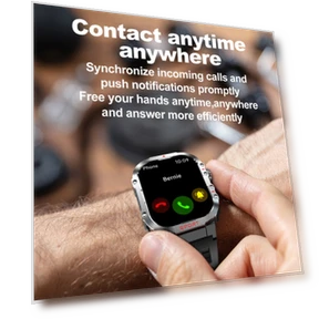 2.01 inch Screen Silicone Strap Smart Watch — Smartwatches