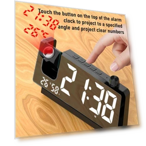 Digital Projection Clock with HD LED Display — Alarms & Clocks, Daily necessities-V