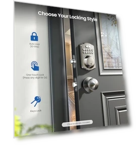 Keyless Entry Door Lock with 2 Knobs — Keyless Entry, Veise
